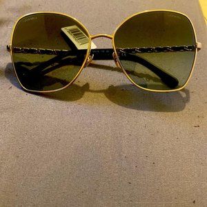 Sunglasses, Green and gold